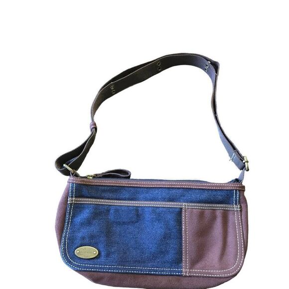 Nine West Denim Y2K Brown Shoulder Bag Shoulder Bag 2000 - Picture 3 of 9